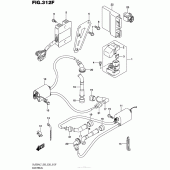 Схема узла: Электрооборудование (Dl650Xal7 E33) для Suzuki DL650 V-Strom