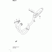 Схема вузла: Вихлопна система для Suzuki GS500