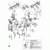 Схема вузла: Електропроводка (An650k5 imobi) для Suzuki AN650 Burgman (EU analogue of SkyWave)