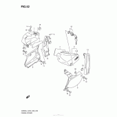 Схема вузла: Бічні панелі (Vz800L4 E03) для Suzuki VZ800 Boulevard M50