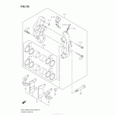 Схема узла: Передний тормозной суппорт для Suzuki GSX1300 Hayabusa