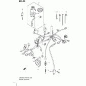 Схема вузла: Електропроводка (Gs500fh p28) для Suzuki GS500