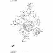 Схема вузла: Головка циліндра для Suzuki DR-Z70