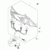 Схема узла: Задний фонарь (Стоп-сигнал) (Model k2/k3) для Suzuki UH150 Burgman
