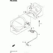 Схема вузла: Сидіння для Suzuki VZ800 Boulevard M50