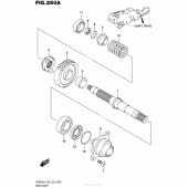 Схема вузла: Привідний вал для Suzuki AN650 Burgman (EU analogue of SkyWave)