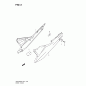 Схема узла: Боковые панели для Suzuki GSX1250