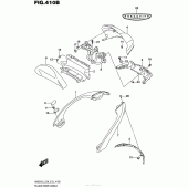 Схема вузла: Pillion Rider Handle (An650Zl6 E28) для Suzuki AN650 Burgman (EU analogue of SkyWave)