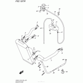 Схема вузла: Патрубок системи охолодження для Suzuki VZ800 Boulevard M50