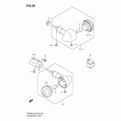 Схема узла: Поворотники для Suzuki VS800 Boulevard S50