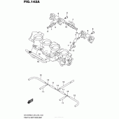 Схема вузла: Throttle Body Hose/joint (Gsx1300Ral5 E03) для Suzuki GSX1300 Hayabusa
