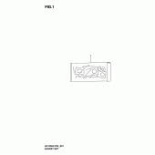 Схема узла: Ремкомплект прокладок двигателя для Suzuki UH125 Burgman
