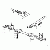Схема вузла: Підніжка & Підставка для Suzuki TS125