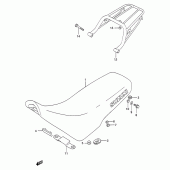 Схема узла: Сиденье для Suzuki TS200