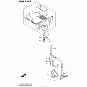 Схема вузла: Передній гальмівний циліндр (Vl1500Tl7 E28) для Suzuki VL1500 Boulevard C90T BOSS