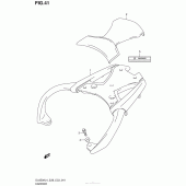 Схема вузла: Carrier (Dl650Al4 E33) для Suzuki DL650 V-Strom