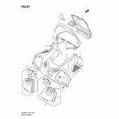 Схема узла: Приборная панель (An650l1 e19) для Suzuki AN650 Burgman (EU analogue of SkyWave)