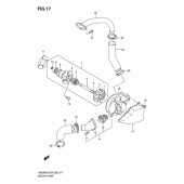 Схема вузла: Водяний насос Suzuki VS800 Boulevard S50