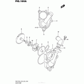 Схема вузла: Водяний насос Suzuki RM-Z250