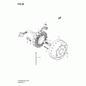 Схема вузла: Статор & Ротор (Model k6/k7) для Suzuki VZR1800 Intruder M1800R/Boulevard M109R