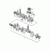 Схема узла: Коленчатый вал & Поршень для Suzuki GS1000