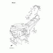 Схема узла: Рама для Suzuki GSX-R750