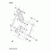 Схема вузла: Важіль прогресії для Suzuki GS500