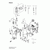 Схема вузла: Електропроводка (Gsx1250fal1 e21) для Suzuki GSX1250