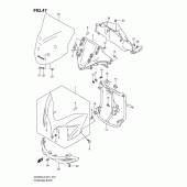 Схема вузла: Передній обтічник Suzuki DL650 V-Strom