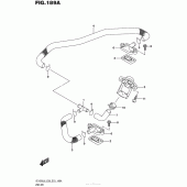 Схема вузла: Система індукції повітря для Suzuki VZ1500 Boulevard M90