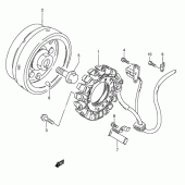 Схема вузла: Статор & Ротор Suzuki LS650 Boulevard S40