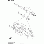 Схема узла: Рычаг прогрессии для Suzuki DR-Z125 DR-Z125