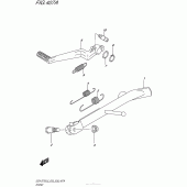 Схема вузла: Підставка для Suzuki GSX-S750