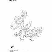Схема вузла: Rear Fender (Gsx-R1000Al7 E28) для Suzuki GSX-R1000