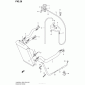 Схема узла: Патрубок системы охлаждения (Vl800Bl4 E28) для Suzuki VL800 Boulevard C50 B.O.S.S.