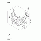 Схема вузла: Фара для Suzuki DL650 V-Strom