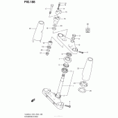 Схема вузла: Steering Stem (Vl800Tl3 E03) для Suzuki VL800 Boulevard C50C