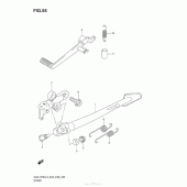 Схема узла: Подставка для Suzuki GSX-R750