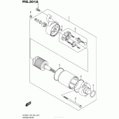 Схема узла: Стартер электрический для Suzuki DL650 V-Strom