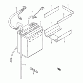 Схема вузла: Акумулятор для Suzuki LS650 Boulevard S40