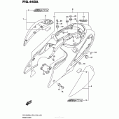 Схема узла: Боковые панели для Suzuki GSX1300 Hayabusa