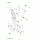 Схема вузла: Важіль прогресії (Vl800T E28) для Suzuki VZ800 Boulevard M50