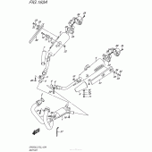 Схема вузла: Вихлопна система для Suzuki GW250 Inazuma