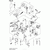 Схема вузла: Wiring Harness (Vl800Bl4 E28) для Suzuki VL800 Boulevard C50 BOSS