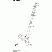 Схема узла: Рулевая траверса для Suzuki UH200 Burgman
