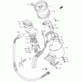 Схема вузла: Спідометр для Suzuki VS800 Boulevard S50