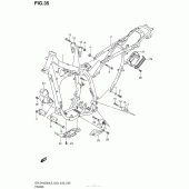 Схема узла: Рама для Suzuki DR-Z400 DR-Z400SM