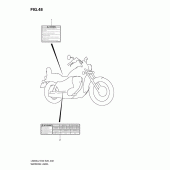 Схема вузла: Наклейки (Ls650l2 e28) для Suzuki LS650 Boulevard S40