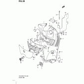 Схема узла: Передний бардачок для Suzuki UX150 Sixteen