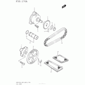 Схема вузла: Масляний насос для Suzuki AN650 Burgman (EU analogue of SkyWave)